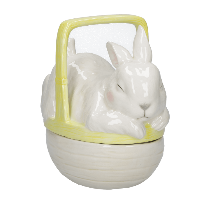 Scatola in ceramica Animalando con coniglio