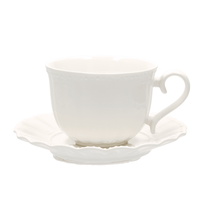Tazza da thé collezione Ducale Porcellana Bianca