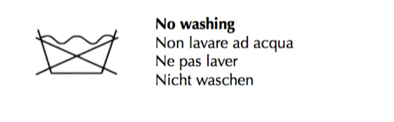 no washing icona